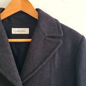 VINTAGE Calvin Klein Merino Wool Coat 8